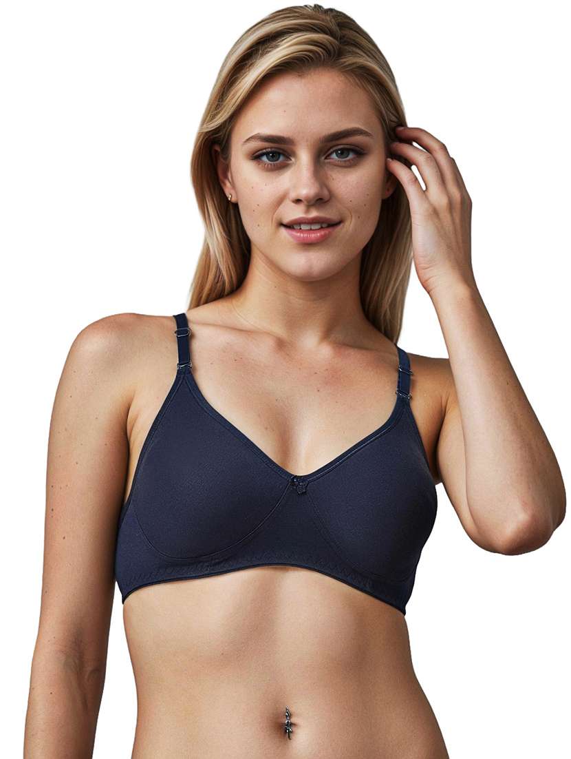 women pack of 2 solid lightly padded bra - 21990950 -  Standard Image - 1