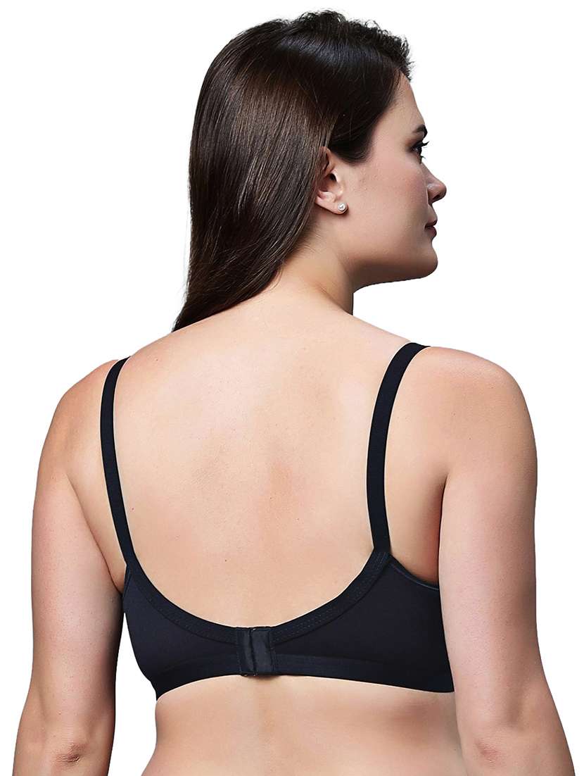 women pack of 2 solid non wired t-shirt bra - 21990987 -  Standard Image - 1