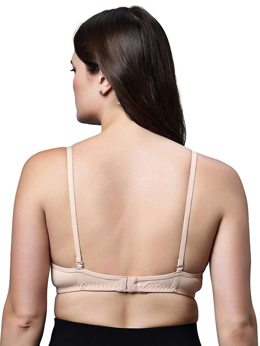 women pack of 2 solid non wired t-shirt bra - 21991047 -  Standard Image - 1