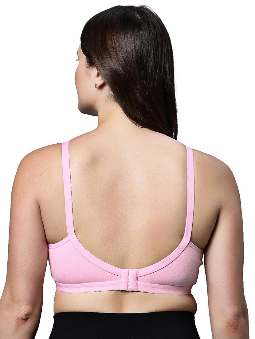 women pink non wired t-shirt bra - 21991065 - Standard Image - 1