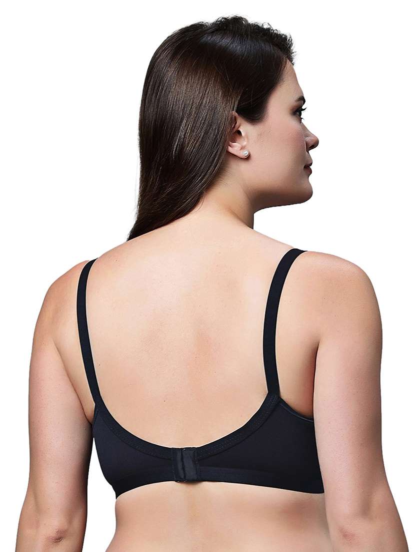 women pack of 2 solid non wired t-shirt bra - 21991069 -  Standard Image - 1