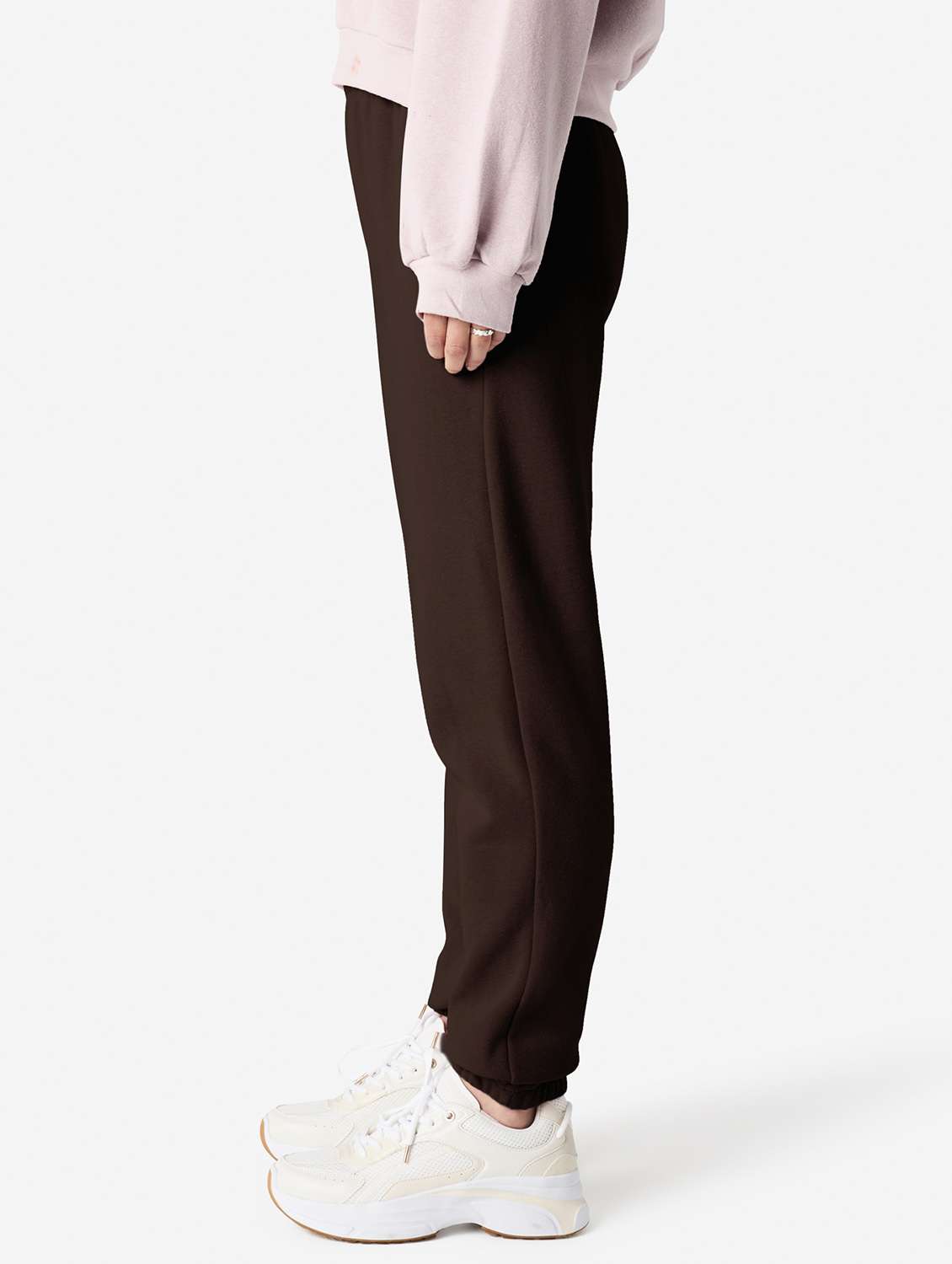 women solid mid rise relaxed fit jogger - 21991075 -  Standard Image - 1