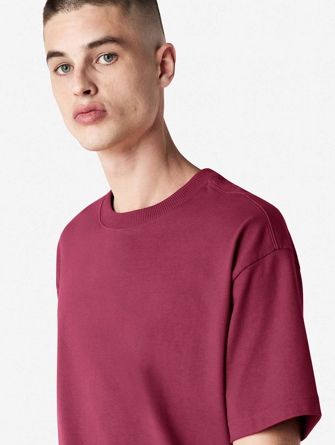 unisex solid short sleeve relaxed fit t-shirt - 21991182 -  Standard Image - 1