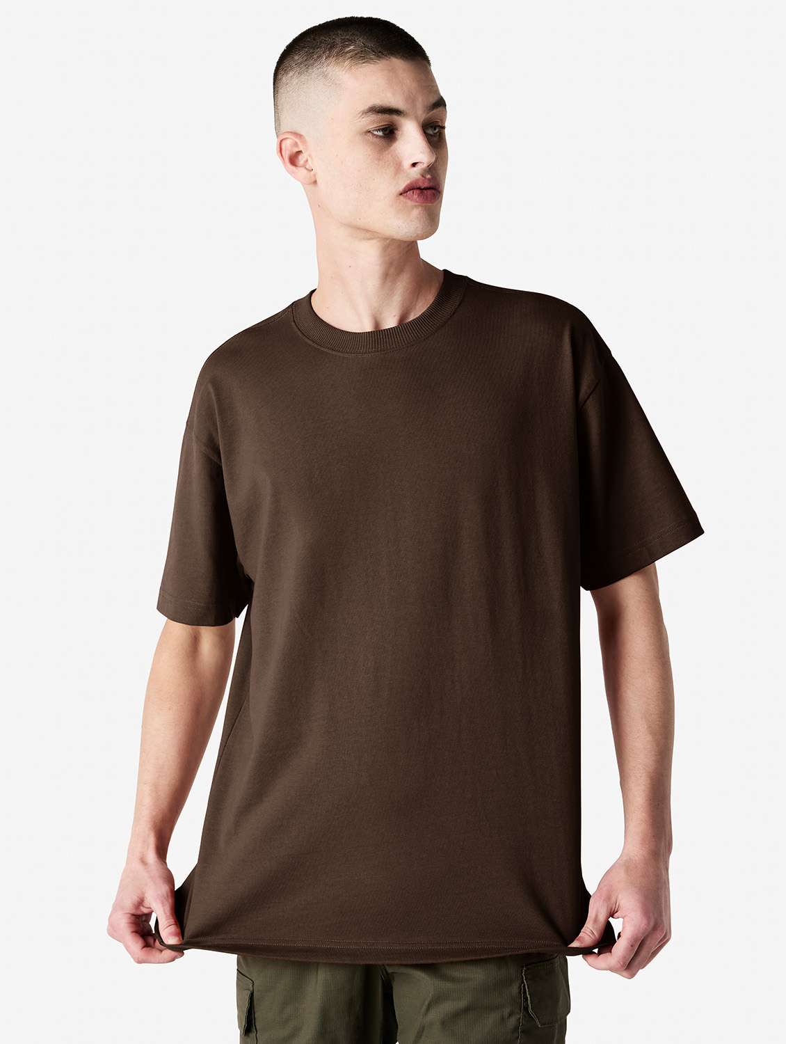 unisex solid short sleeve relaxed fit t-shirt - 21991183 -  Standard Image - 1