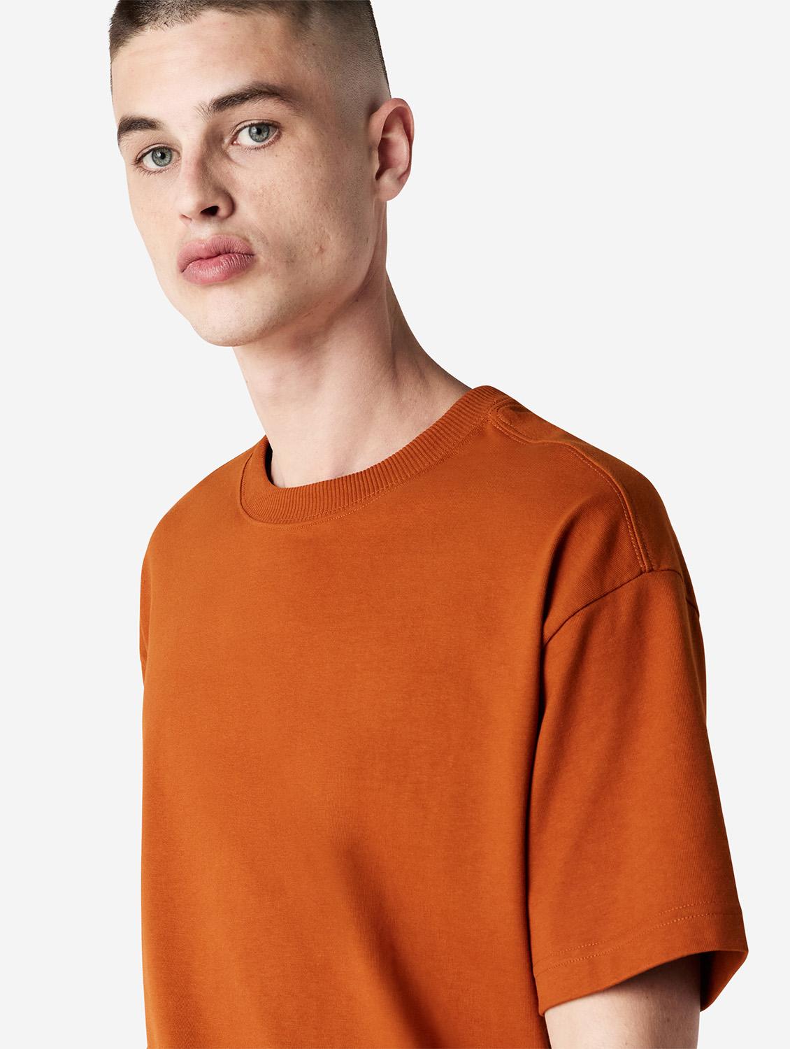 unisex solid short sleeve relaxed fit t-shirt - 21991185 - Standard Image - 1