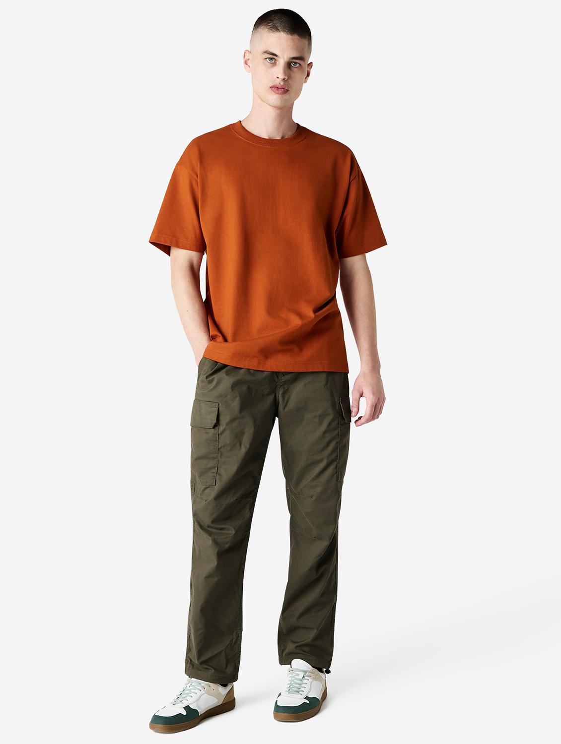 unisex solid short sleeve relaxed fit t-shirt - 21991185 - Standard Image - 4
