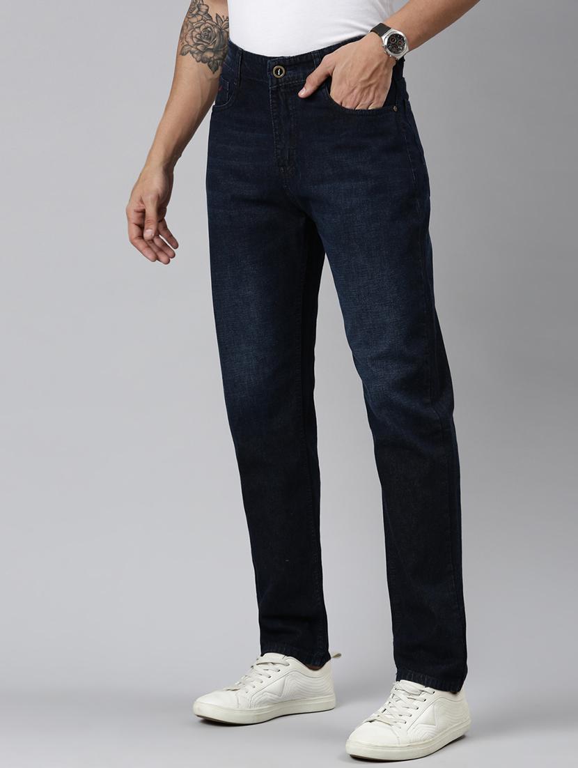 men washed mid rise full length jeans - 21991189 - Standard Image - 1