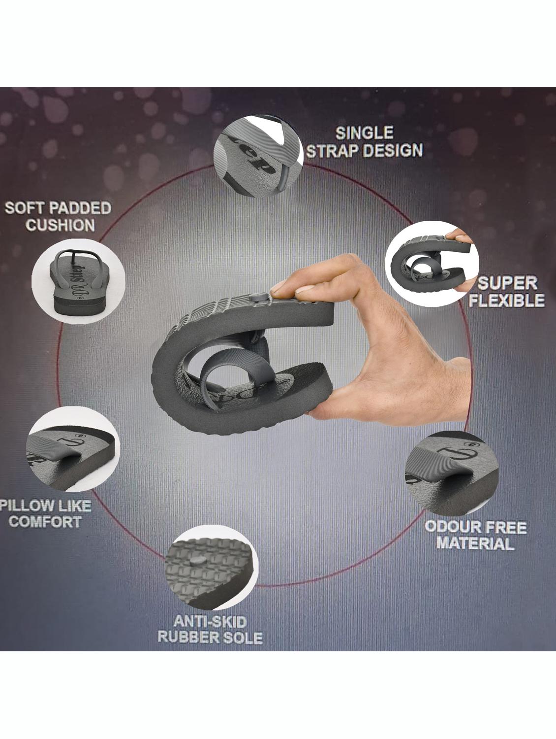 men toe separator diabetic and orthopedic slipper - 21991495 - Standard Image - 6