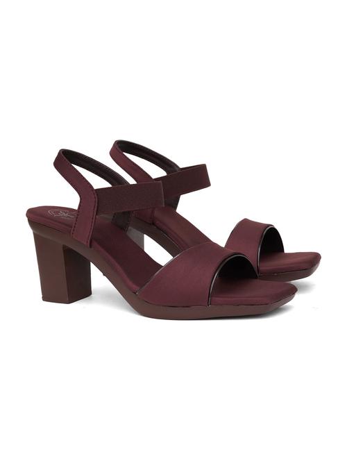 women black strap block heel sandal - 21991832 -  Standard Image - 0