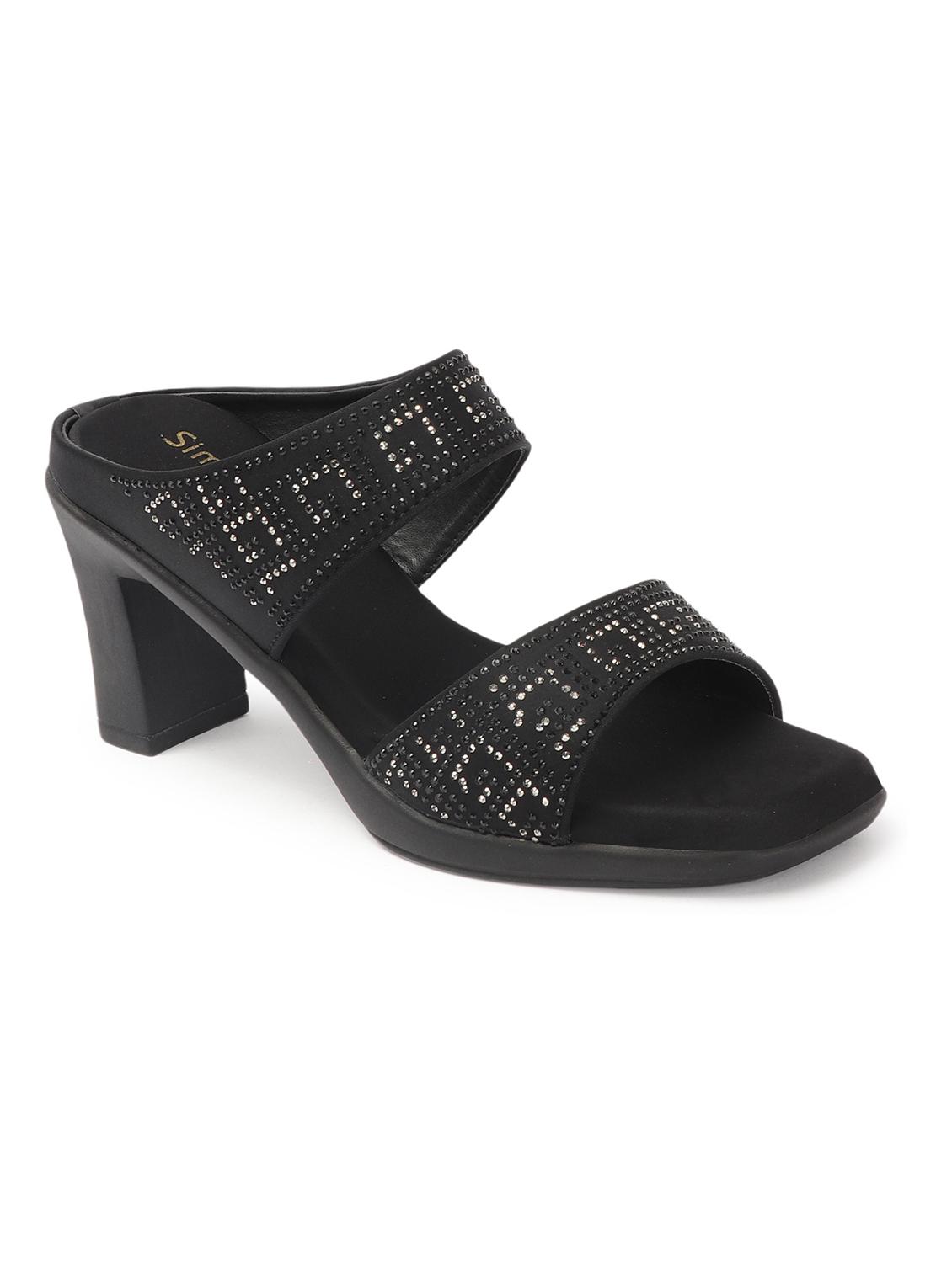 women embellished slip on heel sandal - 21991837 -  Standard Image - 1