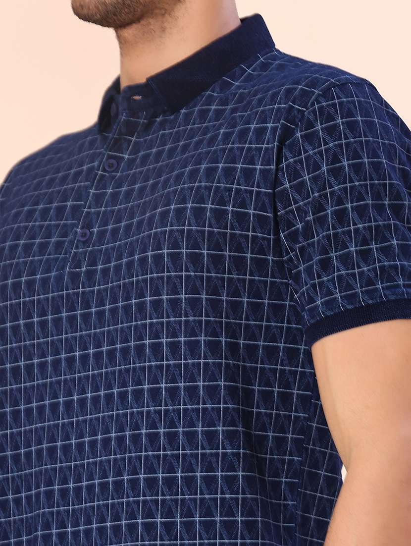 men printed short sleeve regular fit polo t-shirt - 21992055 -  Standard Image - 4