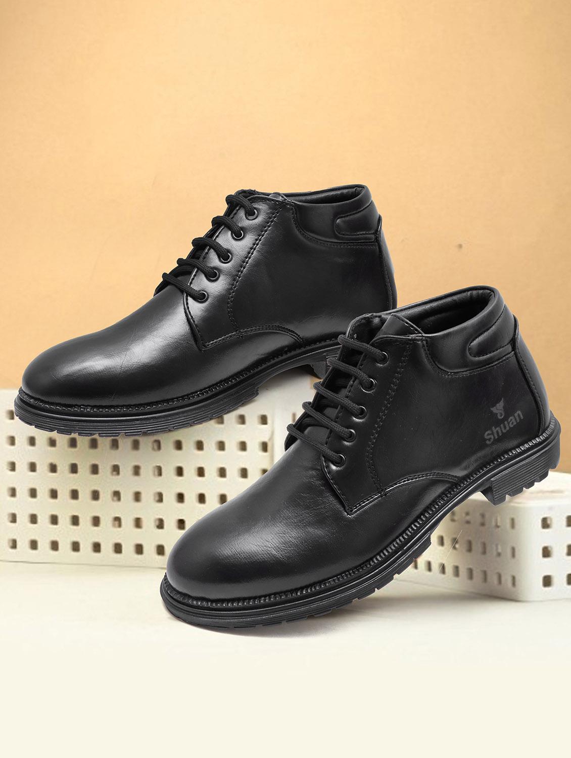 men black lace up ankle boot - 21992416 - Standard Image - 1