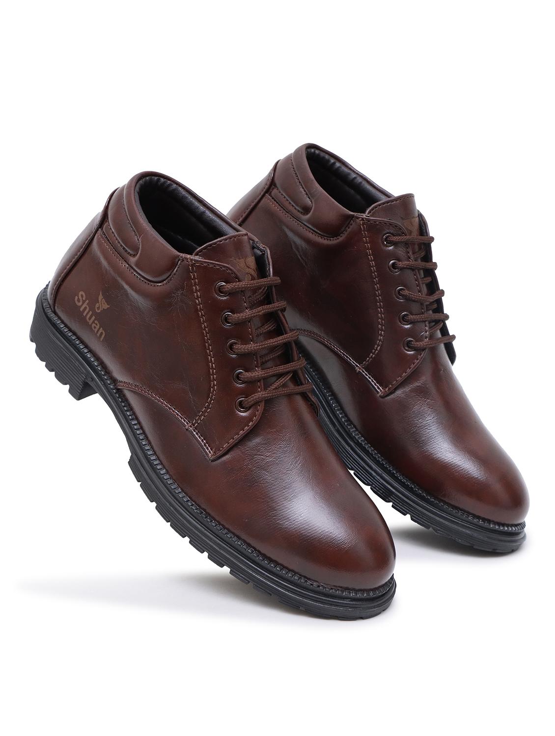 men brown lace up ankle boot - 21992417 -  Standard Image - 1