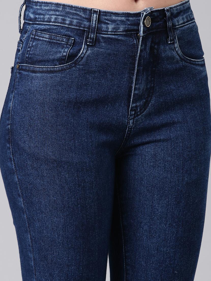 women solid mid rise bootcut jean - 21992423 - Standard Image - 6