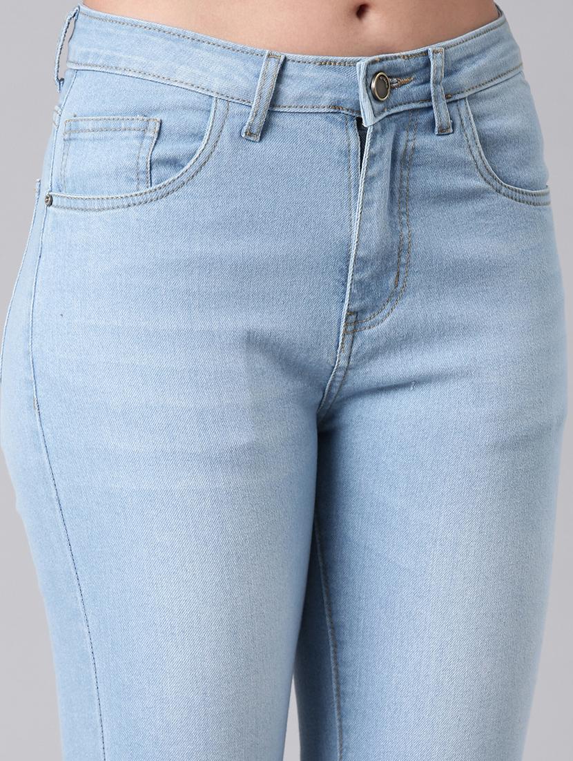 women washed mid rise bootcut jean - 21992426 - Standard Image - 6