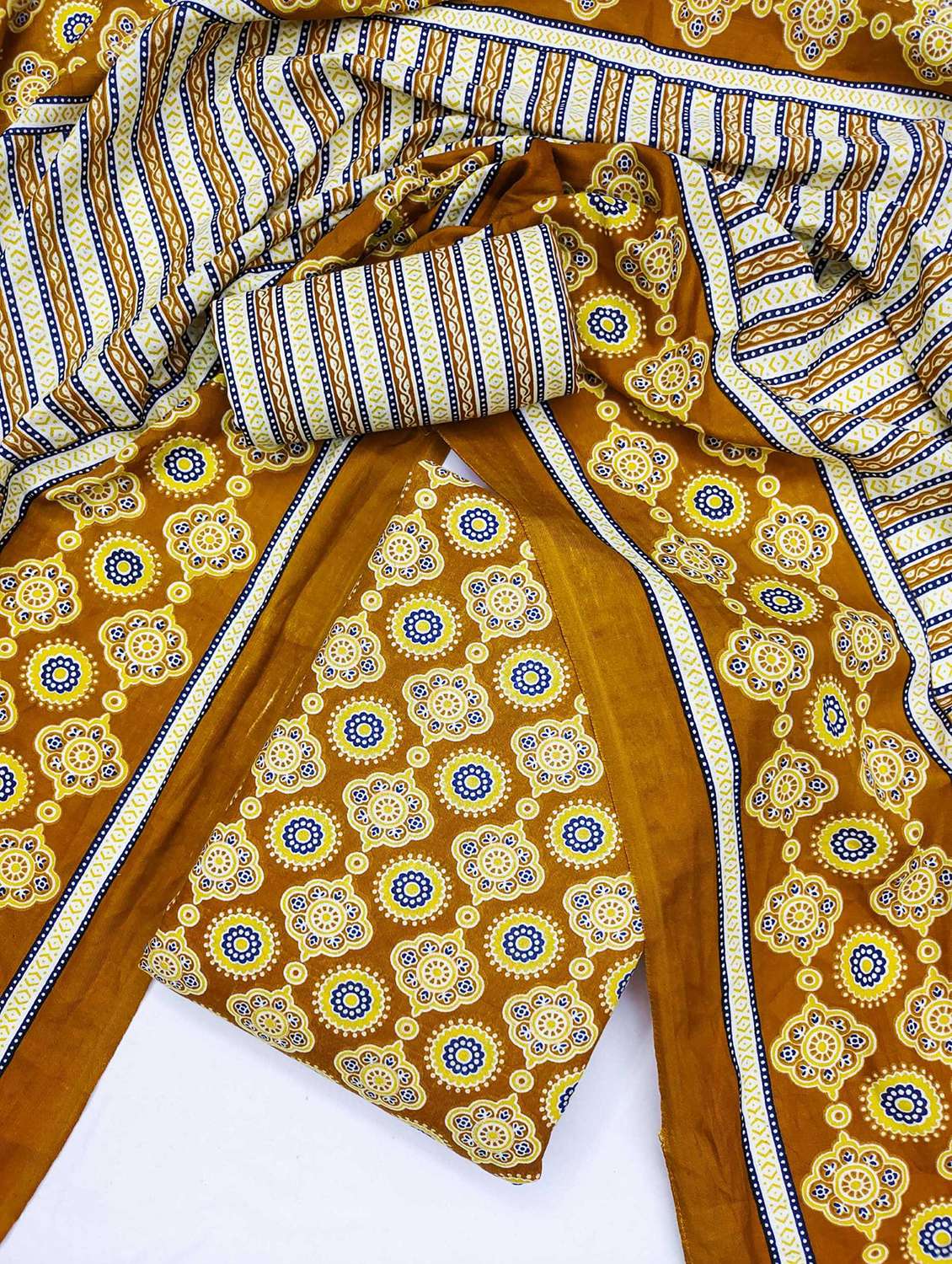 women floral printed unstitched suit set - 21993138 -  Standard Image - 1