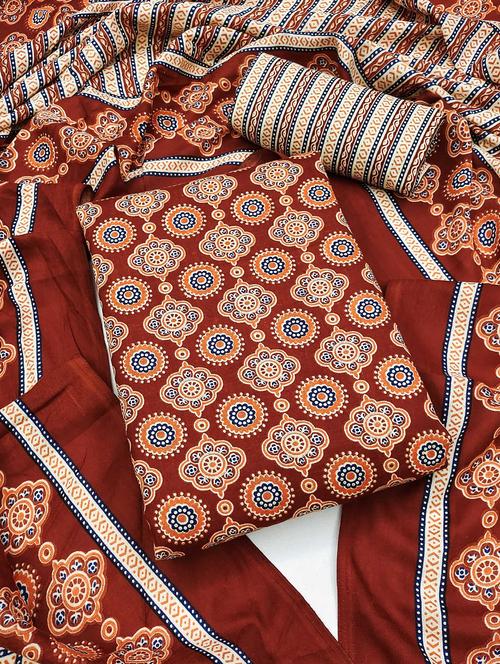 women floral printed unstitched suit set - 21993141 - Standard Image - 0