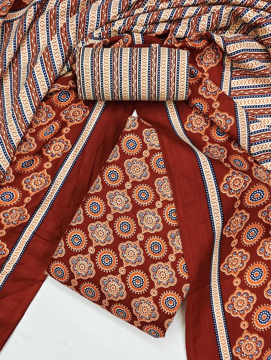 women floral printed unstitched suit set - 21993141 - Standard Image - 1
