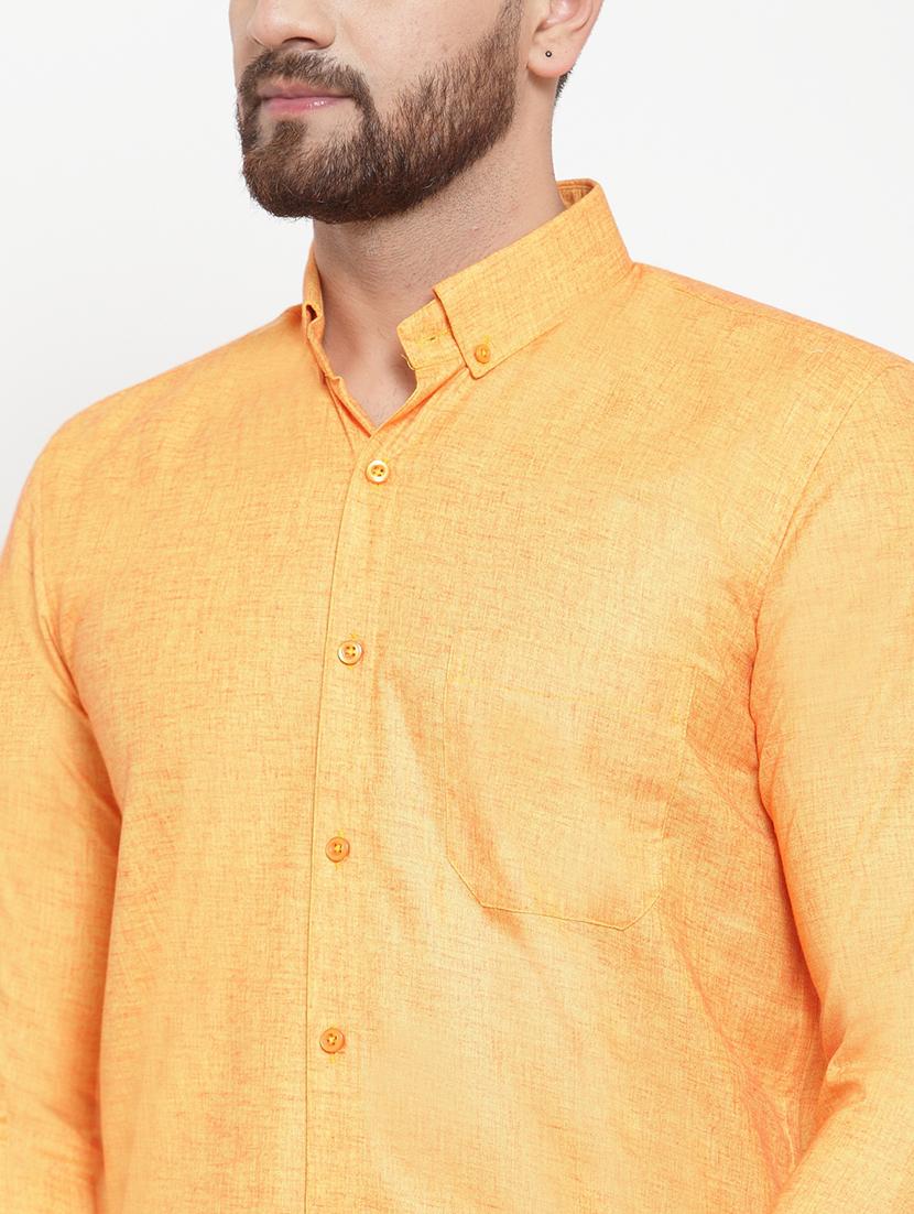 men solid long sleeve slim fit casual shirt - 21993324 - Standard Image - 4