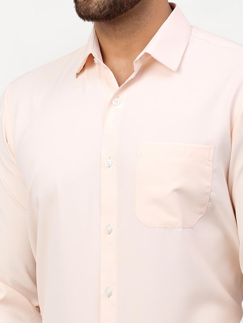 men solid long sleeve regular fit casual shirt - 21993333 - Standard Image - 4