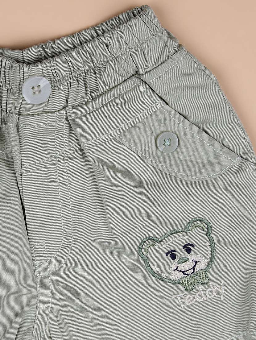 boys checkered shirt & shorts casual wear set - 21993434 -  Standard Image - 4