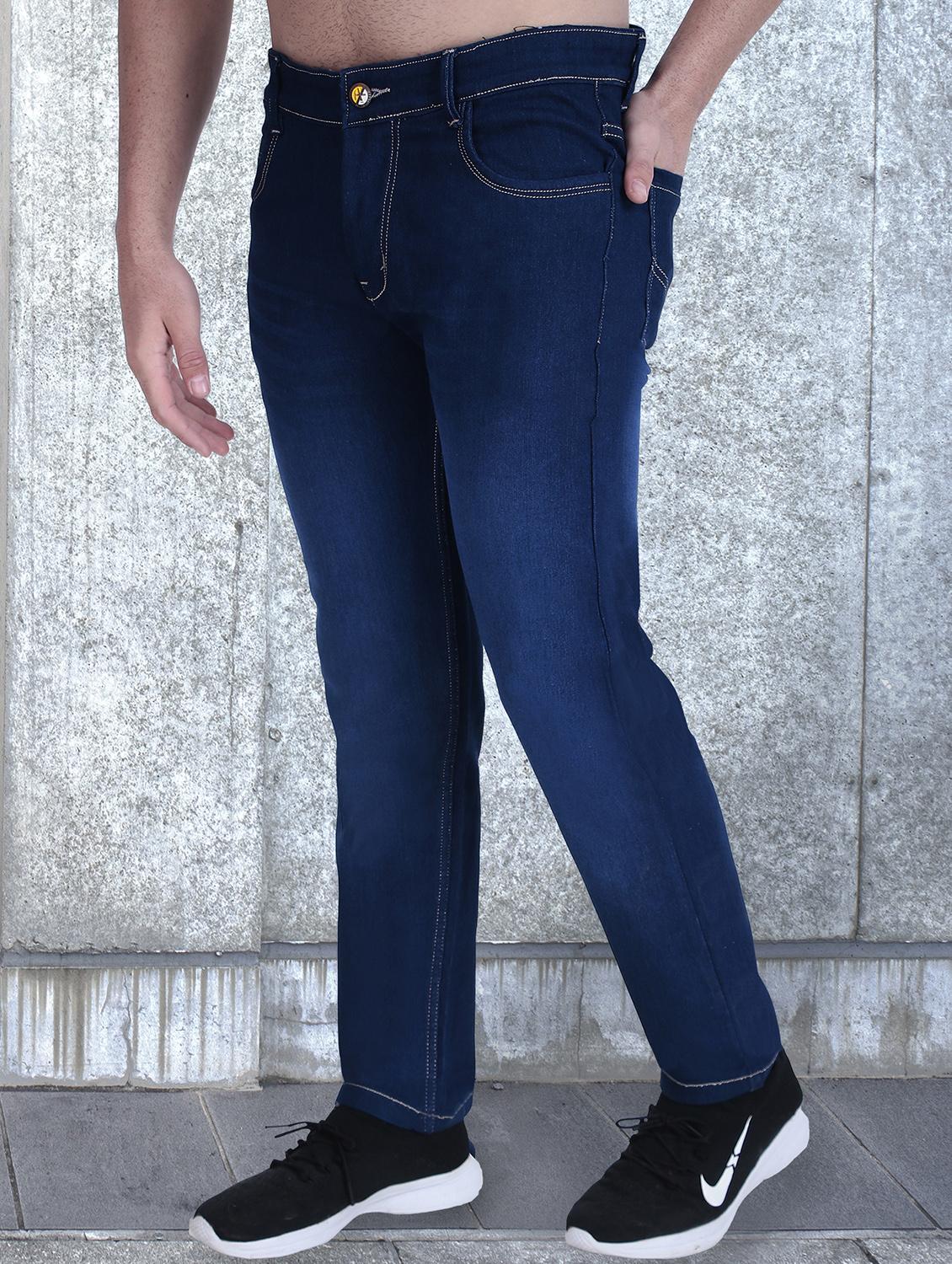 men washed mid rise slim fit jeans - 21993479 - Standard Image - 1