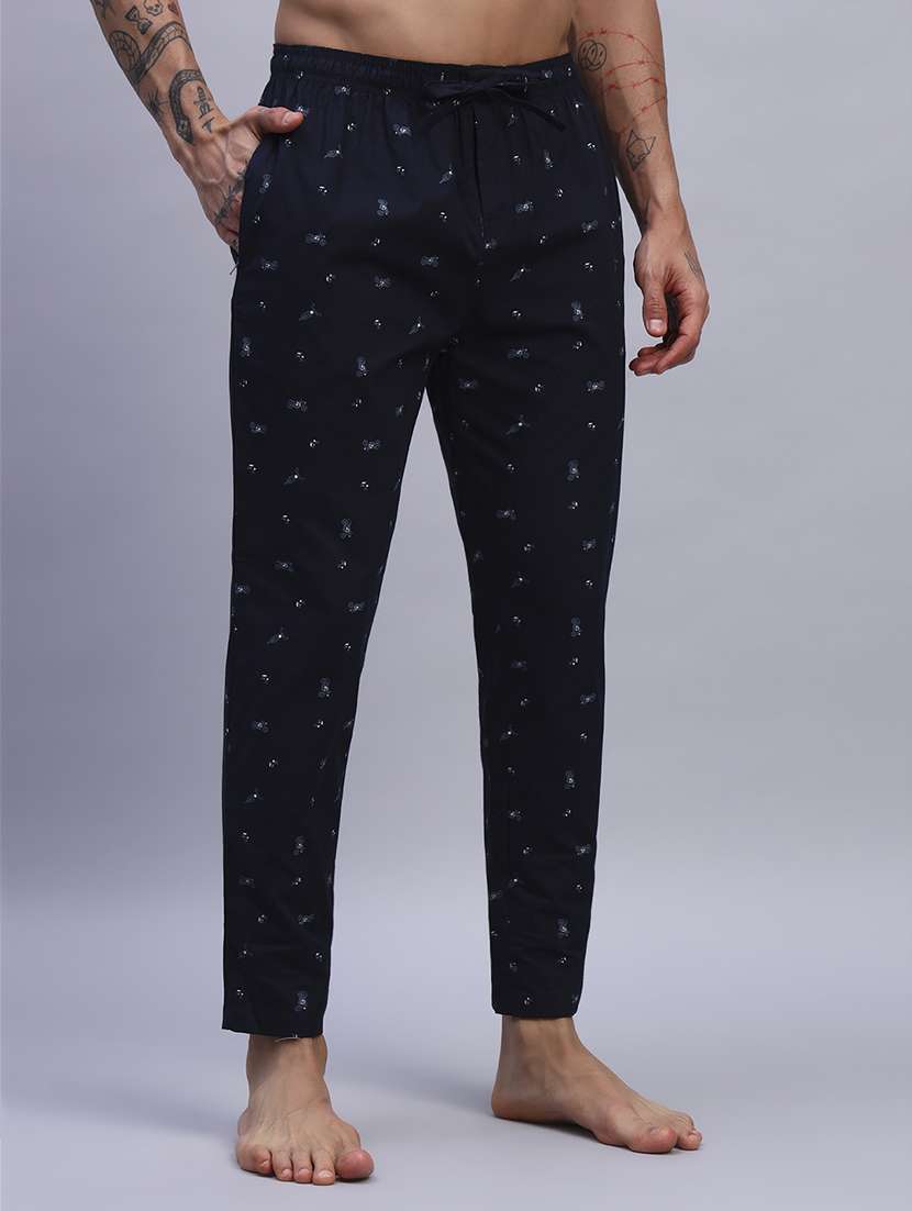 men printed mid rise regular fit pyjama  - 21993710 -  Standard Image - 1