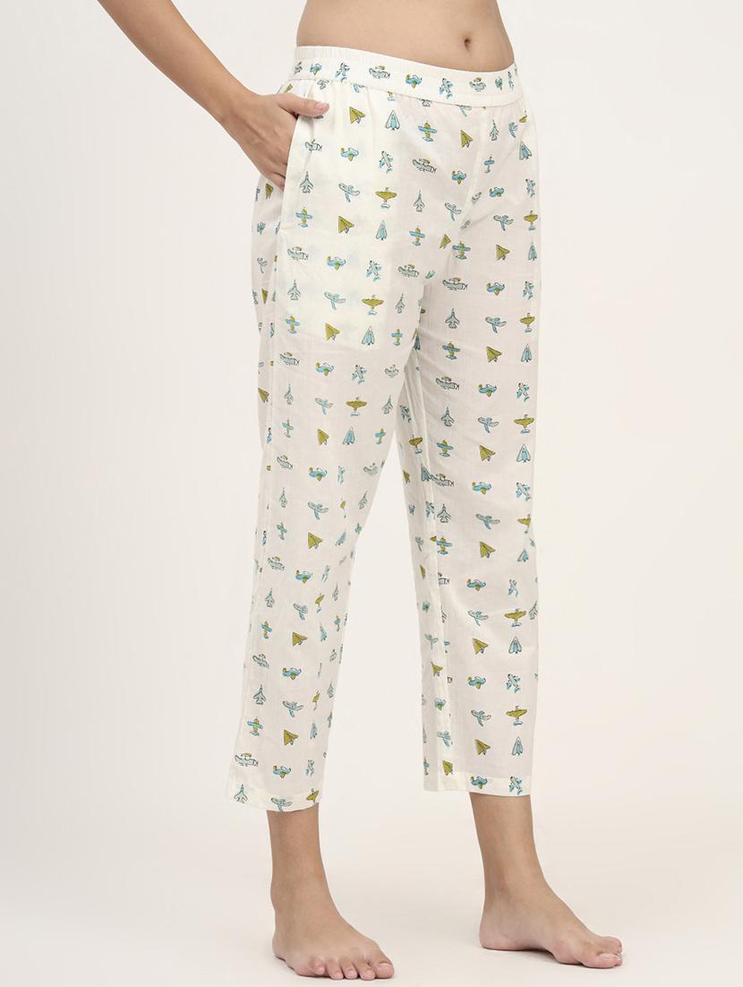women printed nightwear pyjama set - 21993730 - Standard Image - 4