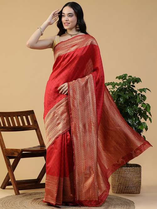 women self design banarasi saree with blouse - 21993734 -  Standard Image - 0