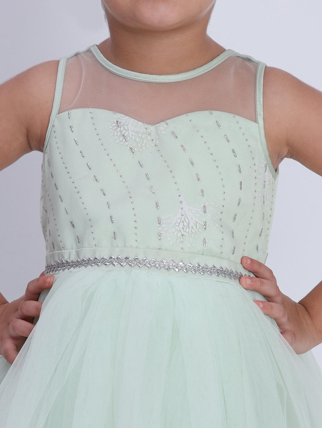 girls solid sleeveless high low dress - 21993774 - Standard Image - 4