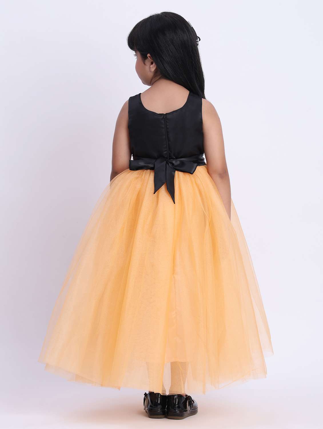 girls sequined sleeveless flared party gown - 21993830 - Standard Image - 4
