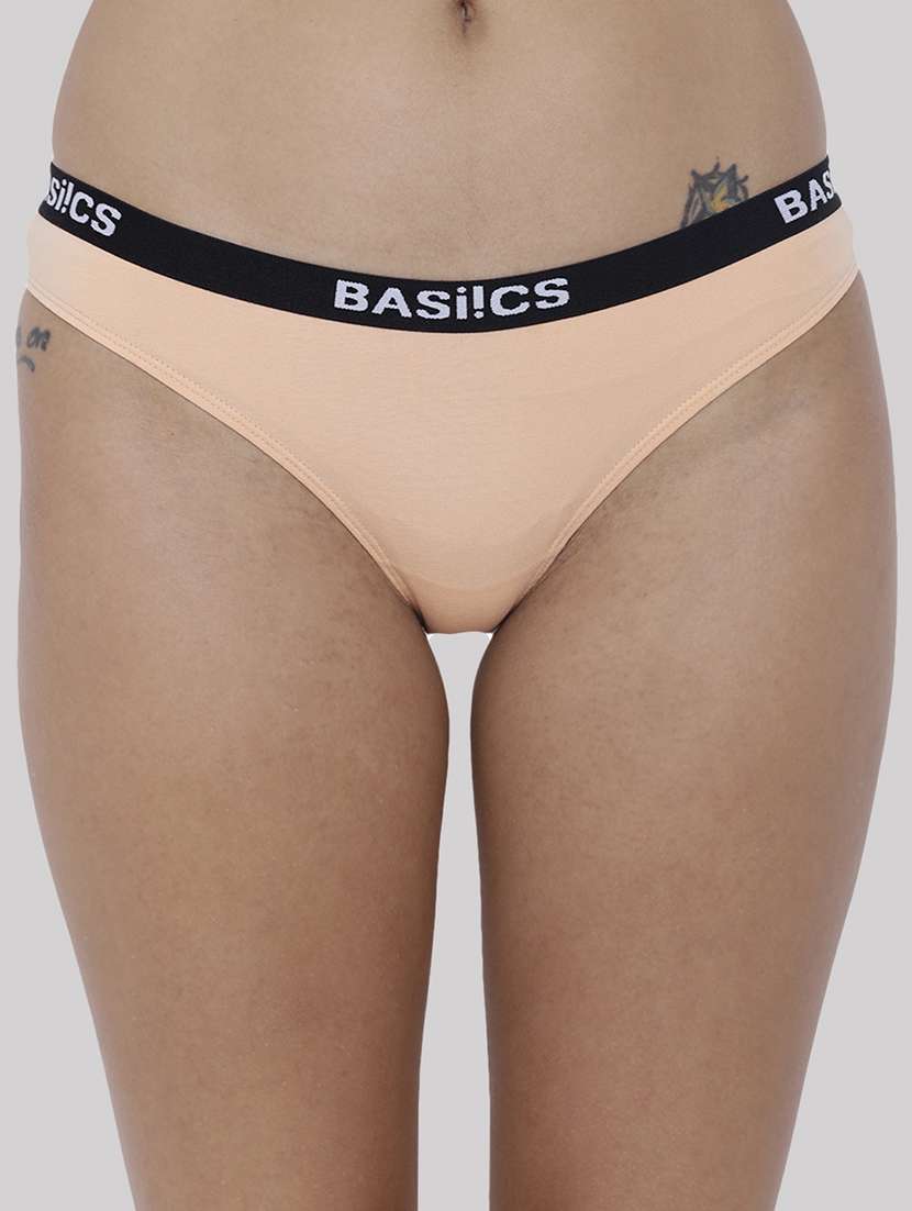 women pack of 5 solid low rise bikini panty - 21993855 - Standard Image - 1
