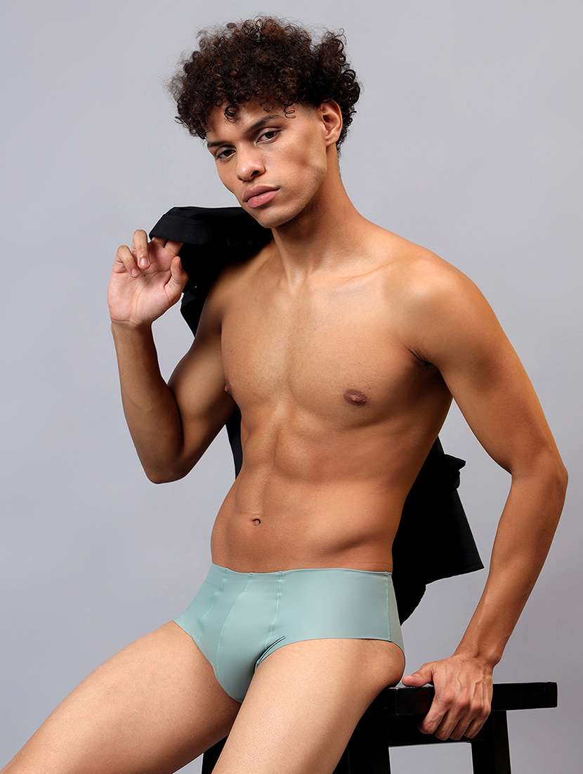 men solid low rise hipster briefs - 21993896 -  Standard Image - 1