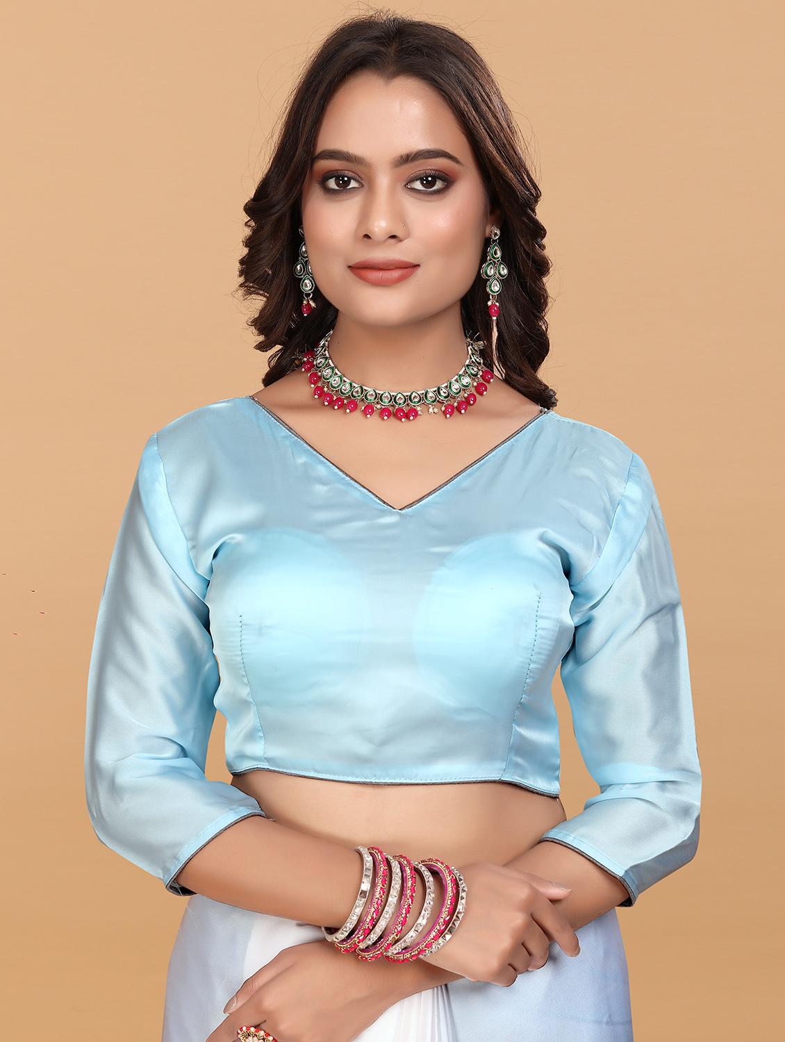 women floral printed saree with blouse - 21993920 - Standard Image - 4