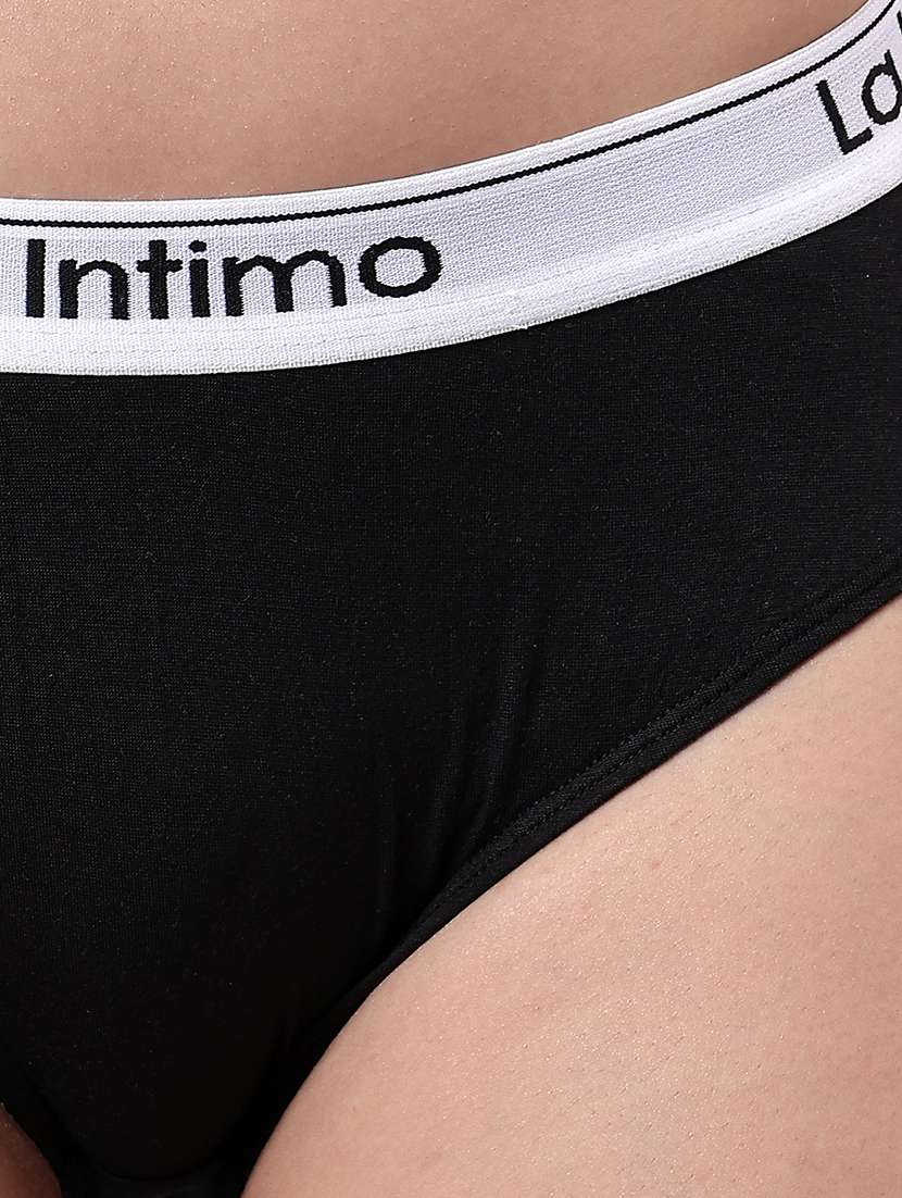 women solid mid rise bikini panty - 21993937 -  Standard Image - 4