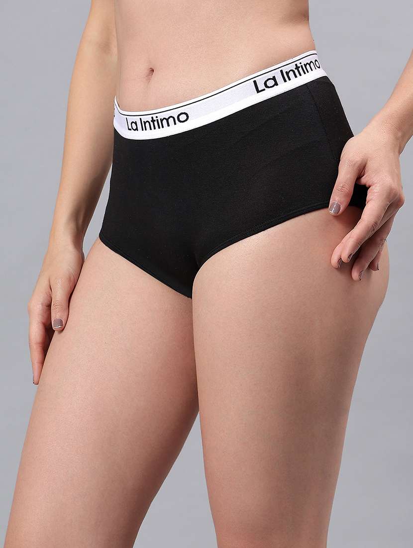 women solid mid rise hipster panty - 21993952 -  Standard Image - 1