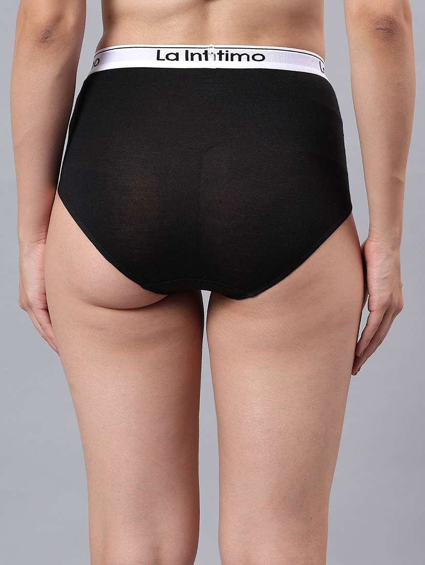 women solid mid rise hipster panty - 21993952 -  Standard Image - 4