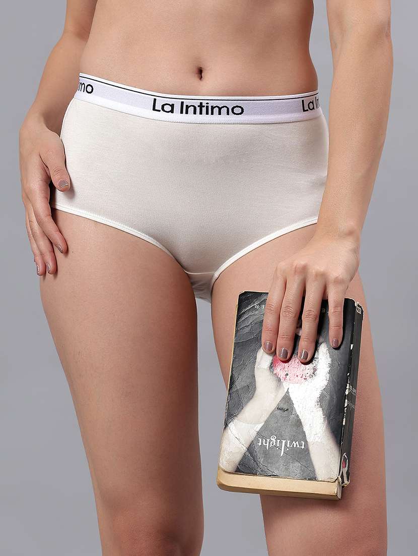 women solid mid rise hipster panty - 21993953 -  Standard Image - 1