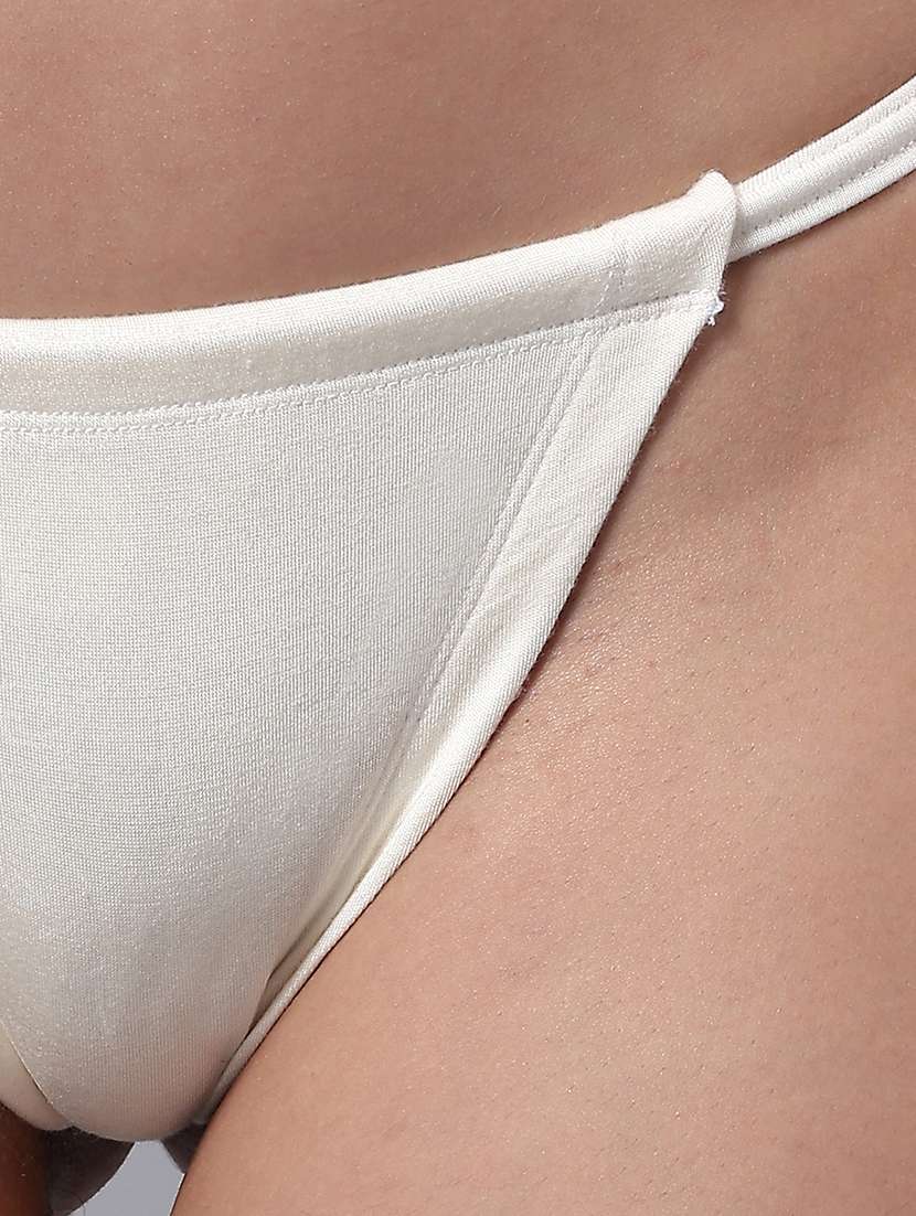 women solid low rise thongs  - 21993958 -  Standard Image - 4