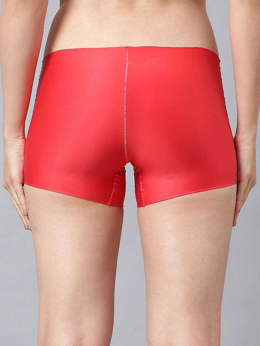 women solid mid rise seamless boy shorts - 21993978 -  Standard Image - 4