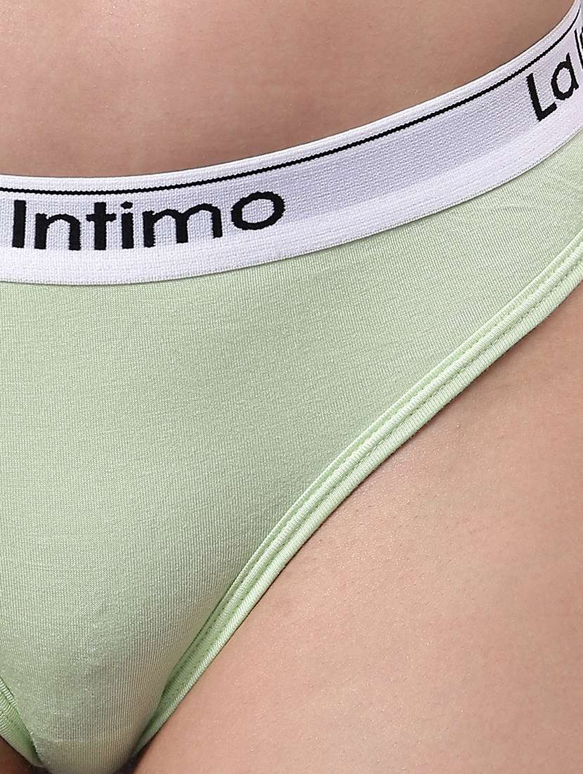 women solid low rise bikini panty - 21993983 -  Standard Image - 4