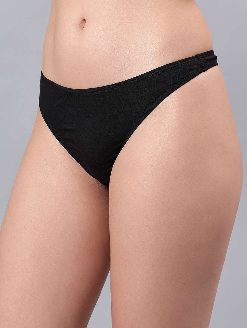 women solid low rise bikini panty - 21993984 -  Standard Image - 1