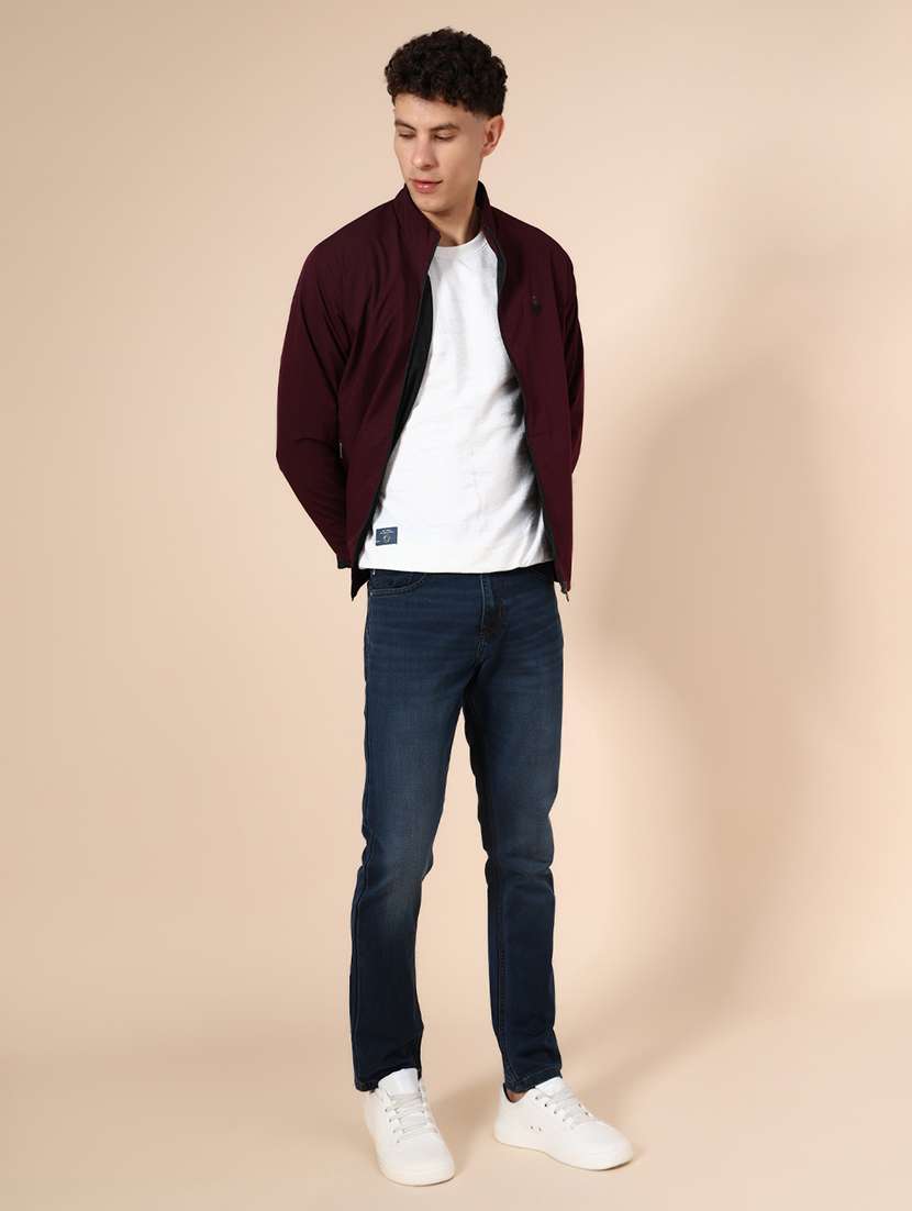 men solid long sleeve casual jacket - 21994662 -  Standard Image - 4