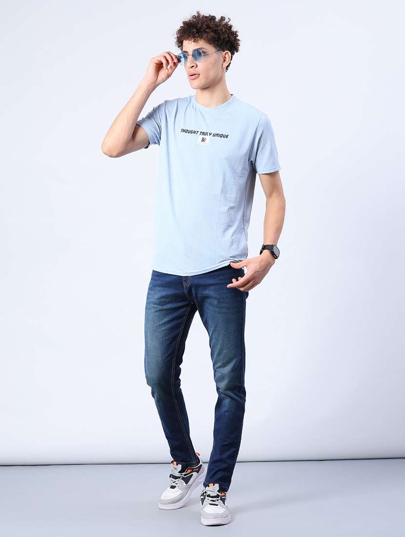 men washed mid rise full length jeans - 21994691 -  Standard Image - 4