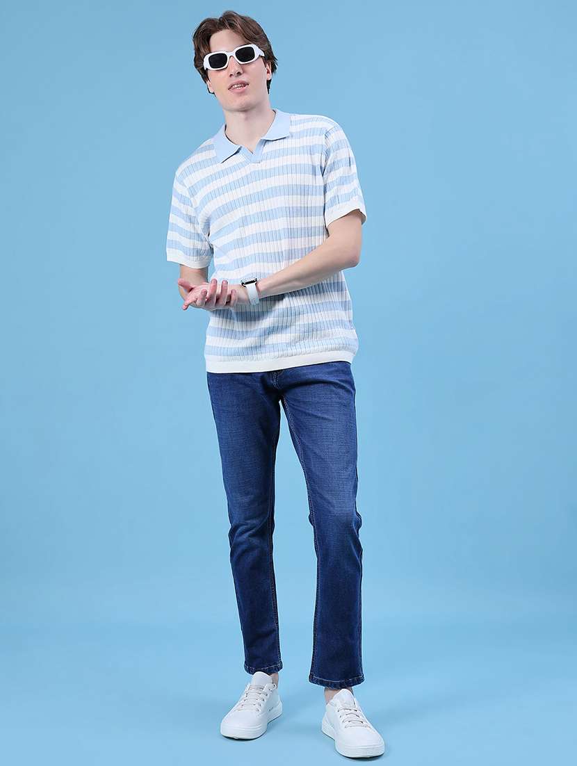 men solid mid rise slim fit jean - 21994698 -  Standard Image - 4