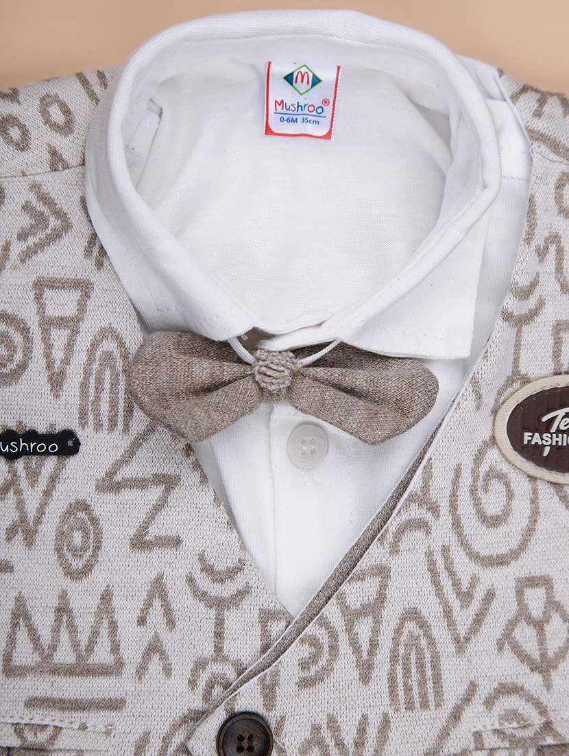 boys printed shirt & shorts casual wear set - 21994764 -  Standard Image - 4