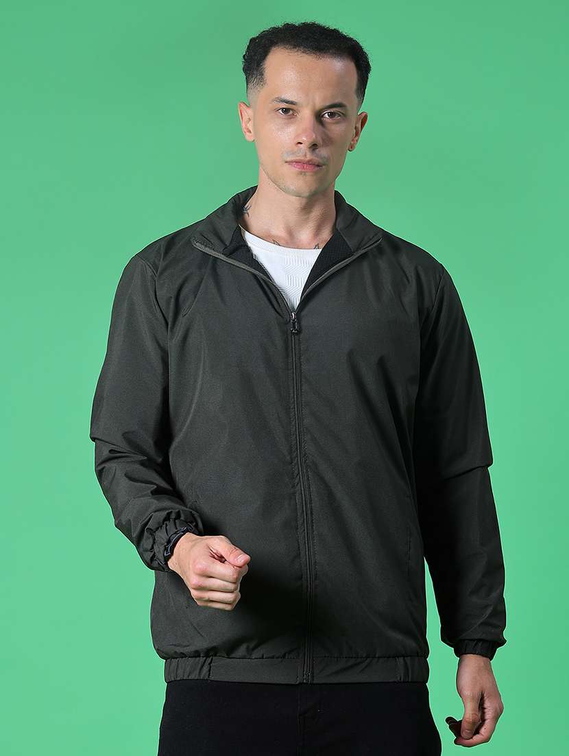 men solid long sleeve casual jacket - 21994833 -  Standard Image - 1