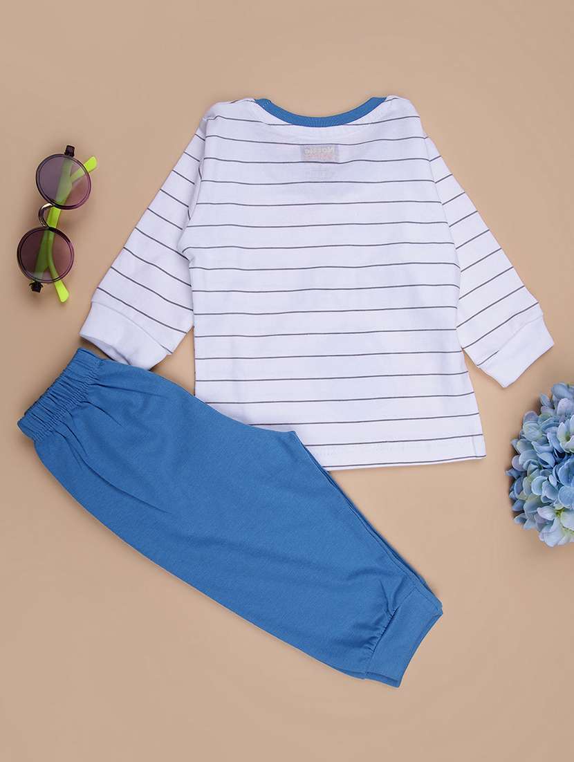 boys printed t-shirt & jogger casual wear set - 21994874 -  Standard Image - 1