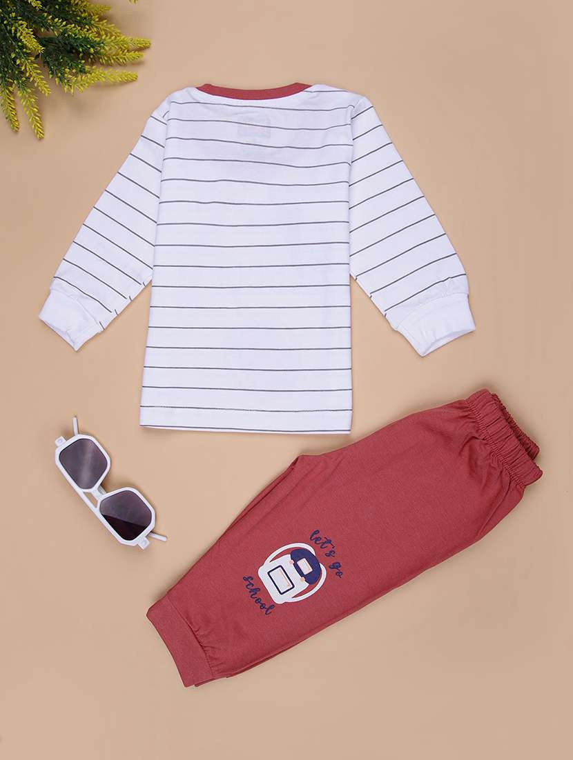 boys printed long sleeve full length set - 21994879 -  Standard Image - 1