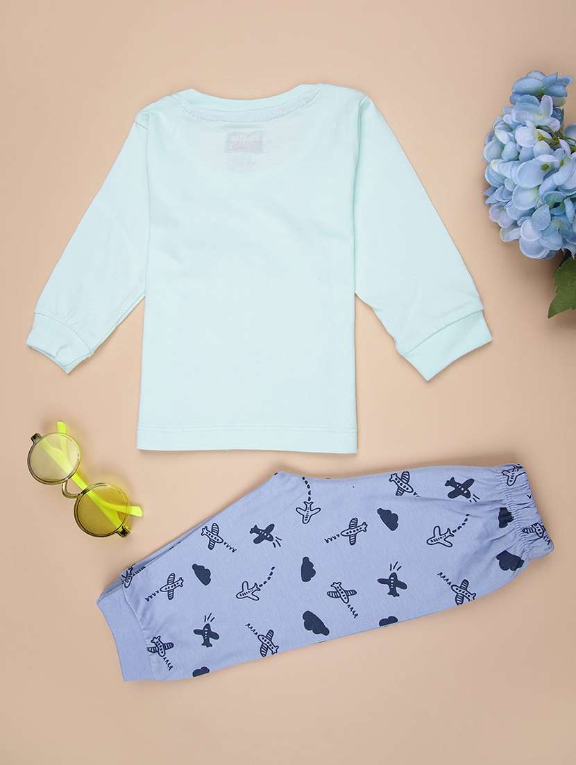 boys printed long sleeve full length set - 21994880 -  Standard Image - 1